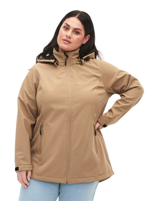 ZIZZI BEŻOWA KURTKA SOFTSHELL 168B