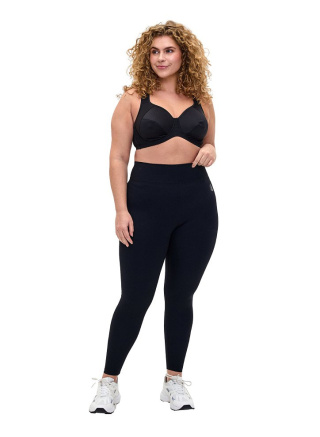 ZIZZI SPORTOWE CZARNE LEGGINSY TRENINGOWE 216A