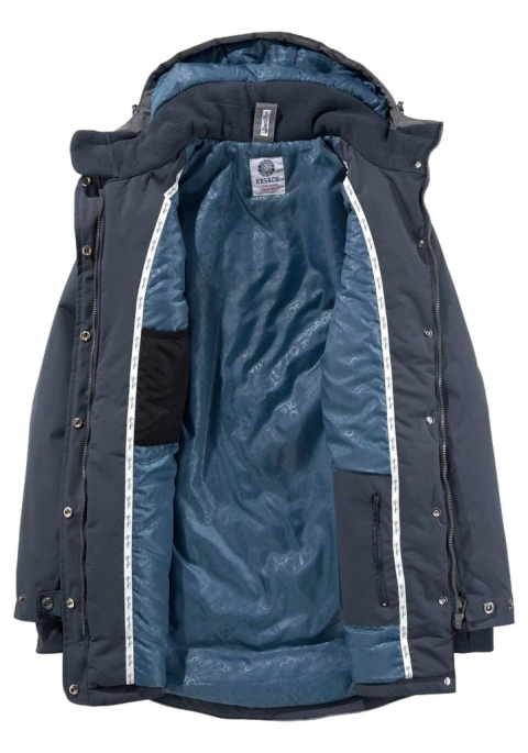 KANGAROOS GRANATOWA KURTKA PARKA ZIMA K708