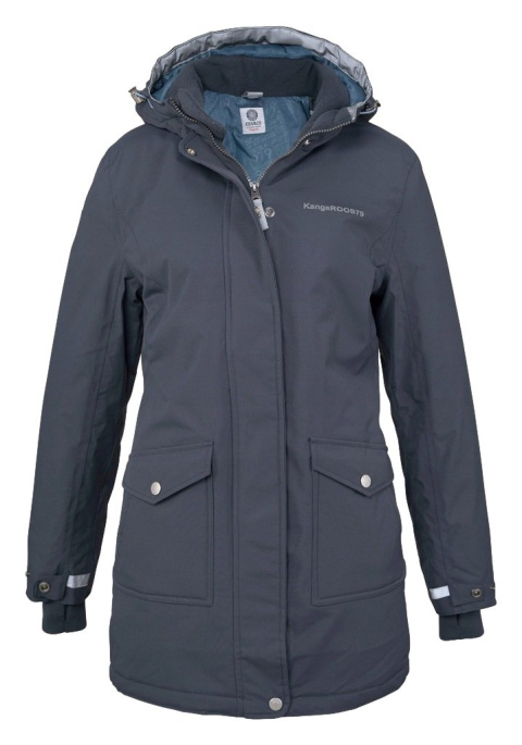 KANGAROOS GRANATOWA KURTKA PARKA ZIMA K708