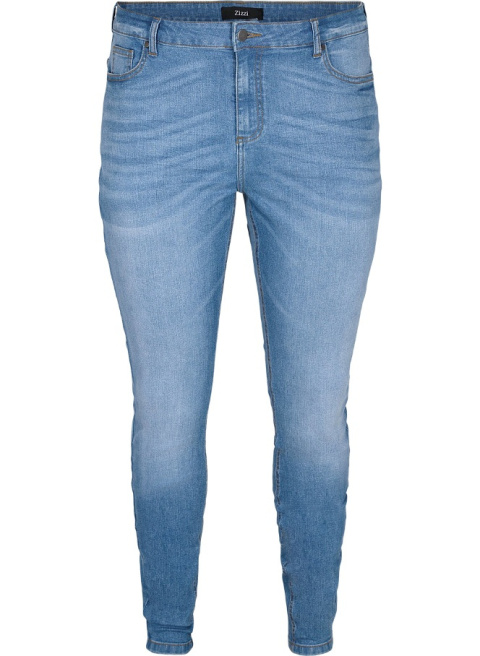 ZIZZI JASNONIEBIESKIE SPODNIE JEANSY SLIM FIT 009B