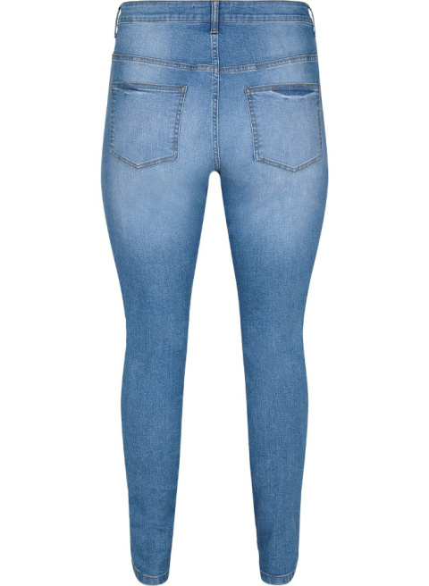 ZIZZI JASNONIEBIESKIE SPODNIE JEANSY SLIM FIT 009B