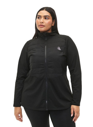 ZIZZI CZARNA SPORTOWA BLUZA SUWAK 118C