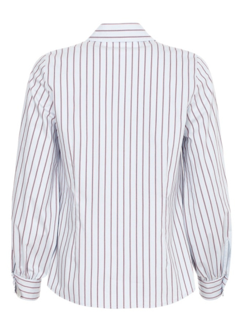 SHIRTMAKER BŁĘKITNA KOSZULA NA SUWAK PASKI S681 SHIRTMAKER BŁĘKITNA KOSZULA NA SUWAK PASKI S681