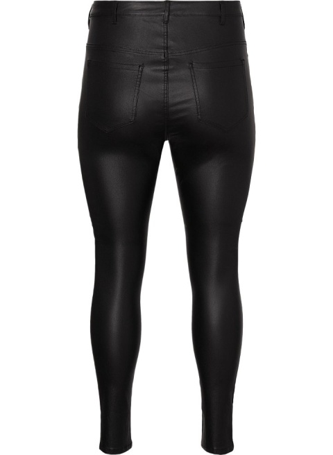 ZIZZI CZARNE SPODNIE LEGGINSY SKÓRA 125J