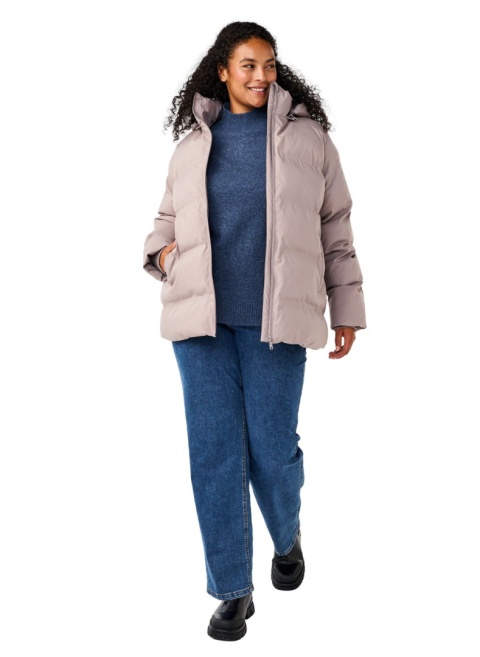 ZIZZI FANTASTYCZNA SZARA KURTKA KAPTUR 224B