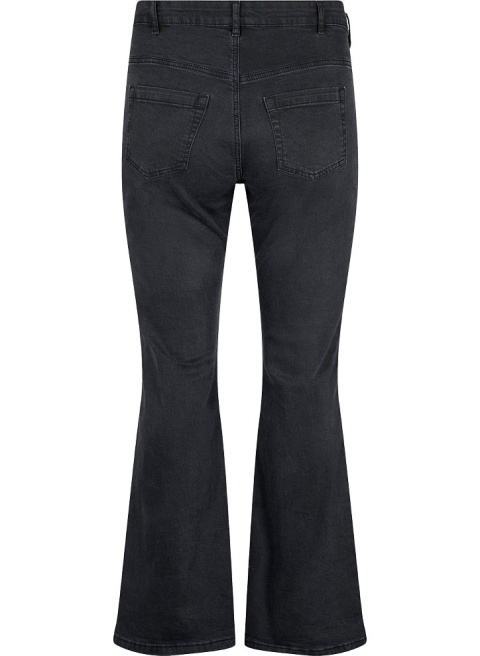 ZIZZI KLASYCZNE SPODNIE BOOTCUT CZARNE N82 664C