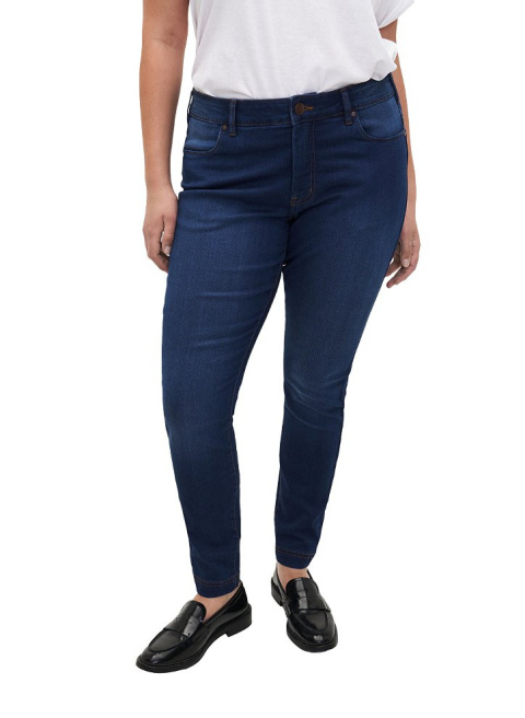 ZIZZI SPODNIE JEANSY CIEMNONIEBIESKIE SLIM FIT 305F N78