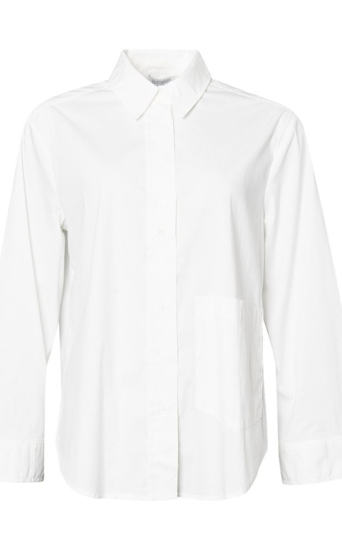 SHIRTMAKER ELEGANCKA BIAŁA KOSZULA BAWEŁNA S992