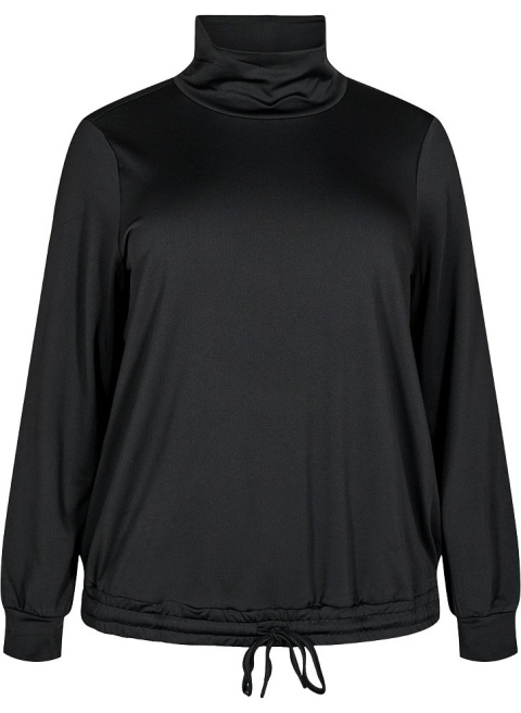 ZIZZI WYGODNA CZARNA BLUZA SPORTOWA 243A