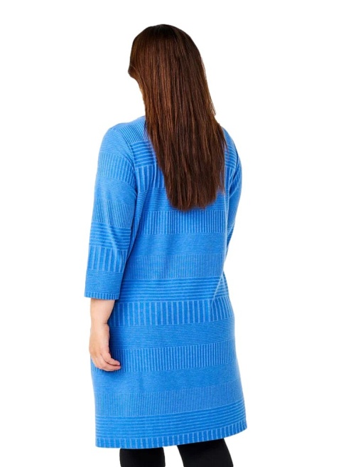 ZIZZI WYGODNA NIEBIESKA SUKIENKA WZÓR 053B