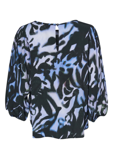 ELINETTE FIOLETOWA BLUZKA OVERSIZE WZÓR E073 ELINETTE FIOLETOWA BLUZKA OVERSIZE WZÓR E073