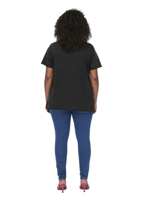 CARMAKOMA KLASYCZNY CIEMNOSZARY T-SHIRT NADRUK O623 CARMAKOMA KLASYCZNY CIEMNOSZARY T-SHIRT NADRUK O623