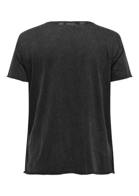 CARMAKOMA KLASYCZNY CIEMNOSZARY T-SHIRT NADRUK O623 CARMAKOMA KLASYCZNY CIEMNOSZARY T-SHIRT NADRUK O623