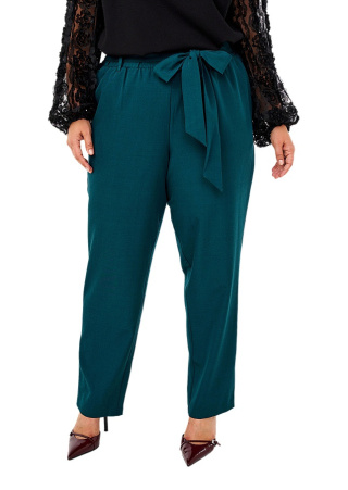 ZIZZI ELEGANCKIE ZIELONE SPODNIE WYSOKI STAN 253B