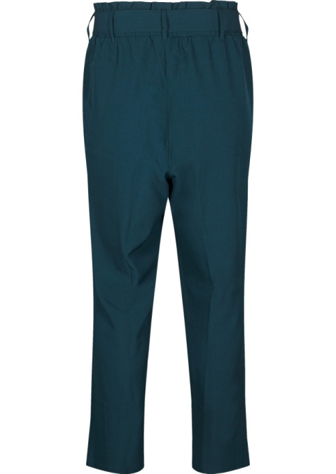 ZIZZI ELEGANCKIE ZIELONE SPODNIE WYSOKI STAN 253B ZIZZI ELEGANCKIE ZIELONE SPODNIE WYSOKI STAN 253B