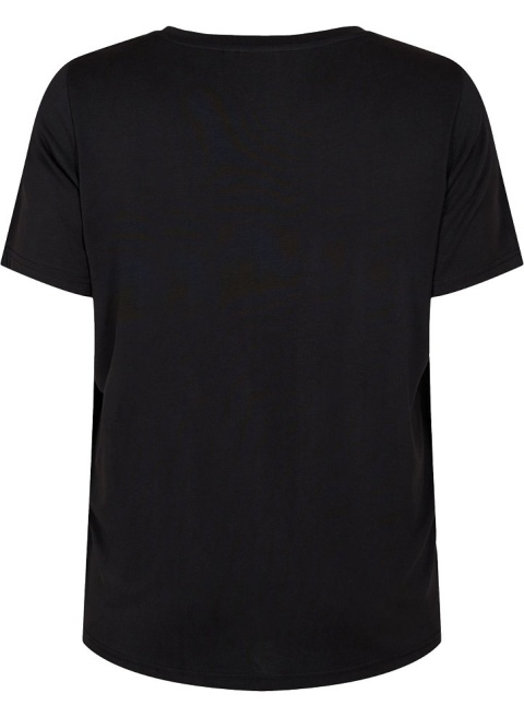 ZIZZI WYGODNA CZARNA BLUZKA T-SHIRT 235A