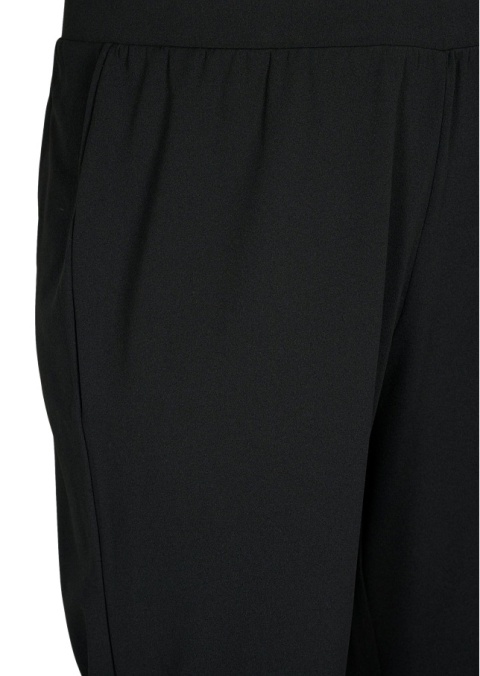 ZIZZI ELEGANCKIE CZARNE SPODNIE PROSTA NOGAWKA 007A
