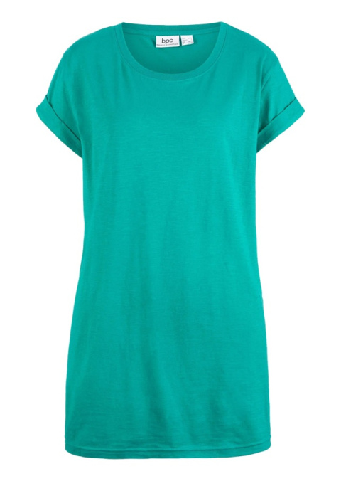 BPC TURKUSOWA TUNIKA T-SHIRT BAWEŁNA BP14 BPC TURKUSOWA TUNIKA T-SHIRT BAWEŁNA BP14
