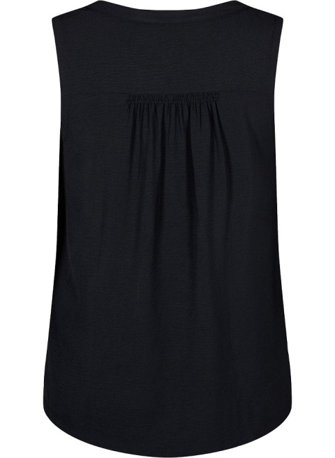 ZIZZI ELEGANCKA CZARNA BLUZKA TOP BEZ RĘKAWÓW 990C ZIZZI ELEGANCKA CZARNA BLUZKA TOP BEZ RĘKAWÓW 990C