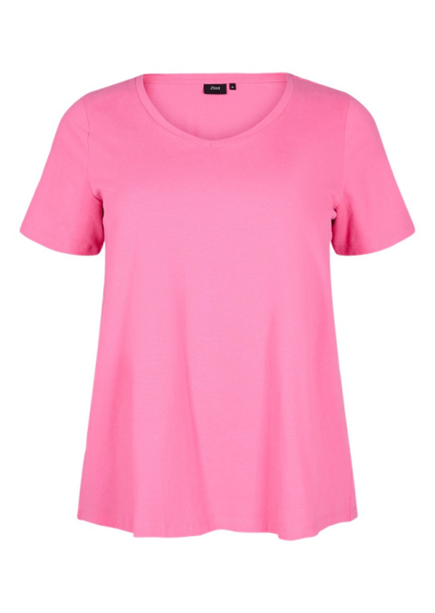 ZIZZI KLASYCZNY WYGODNY RÓŻOWY T-SHIRT 010D ZIZZI KLASYCZNY WYGODNY RÓŻOWY T-SHIRT 010D