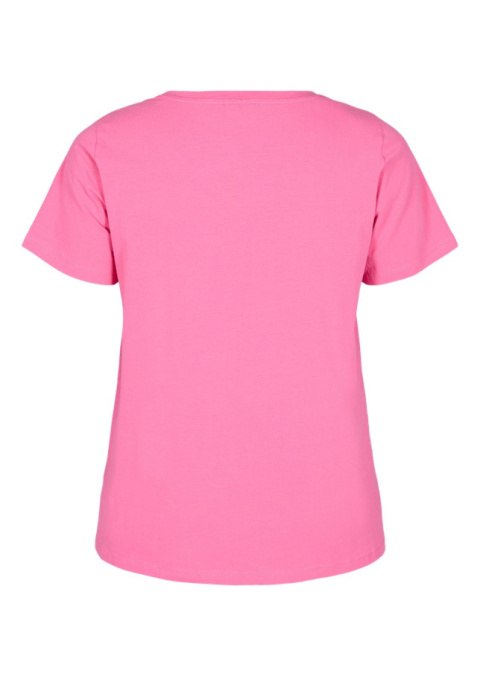 ZIZZI KLASYCZNY WYGODNY RÓŻOWY T-SHIRT 010D ZIZZI KLASYCZNY WYGODNY RÓŻOWY T-SHIRT 010D