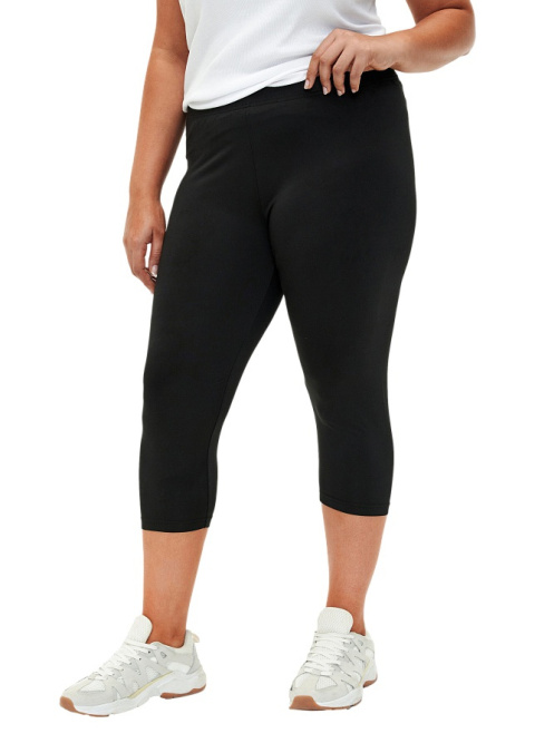 ZIZZI WYGODNE CZARNE LEGGINSY 3/4 989B ZIZZI WYGODNE CZARNE LEGGINSY 3/4 989B
