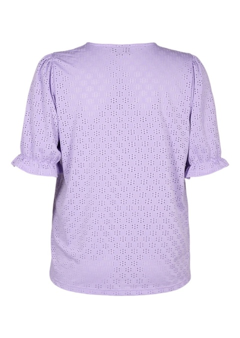 ZIZZI FIOLETOWA BLUZKA DETALE 001C