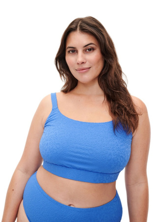ZIZZI NIEBIESKI TOP BIUSTONOSZ KĄPIELOWY BIKINI 760A