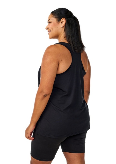 ZIZZI CZARNY TRENINGOWY TOP SPORTOWY 053P