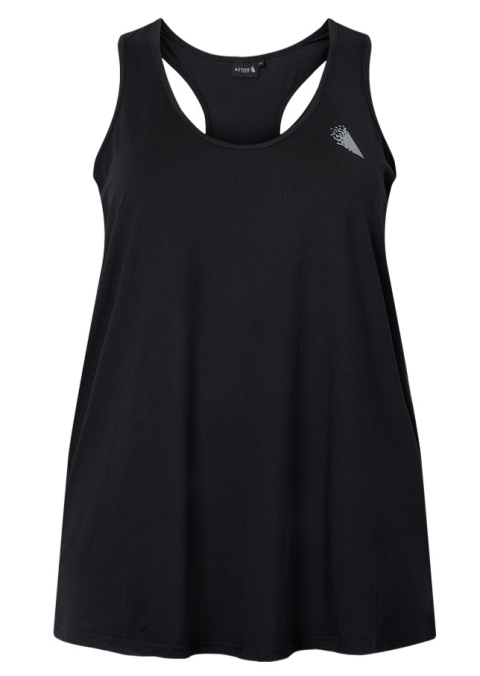 ZIZZI CZARNY TRENINGOWY TOP SPORTOWY 053P