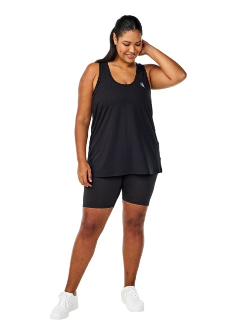 ZIZZI CZARNY TRENINGOWY TOP SPORTOWY 053P
