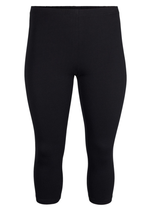 ZIZZI WYGODNE CZARNE LEGGINSY 3/4 037B ZIZZI WYGODNE CZARNE LEGGINSY 3/4 037B