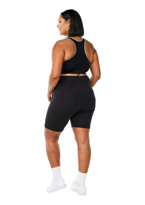 ZIZZI WYGODNE CZARNE LEGGINSY KOLARKI SPORTOWE 429E