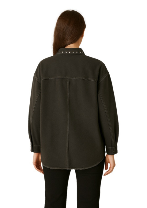 ZIZZI SZARA KOSZULA KURTKA JEANSOWA BAWEŁNA 282C ZIZZI SZARA KOSZULA KURTKA JEANSOWA BAWEŁNA 282C