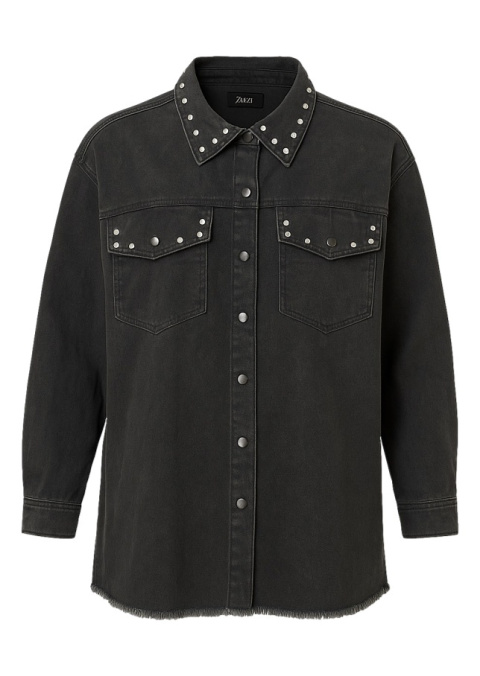 ZIZZI SZARA KOSZULA KURTKA JEANSOWA BAWEŁNA 282C ZIZZI SZARA KOSZULA KURTKA JEANSOWA BAWEŁNA 282C