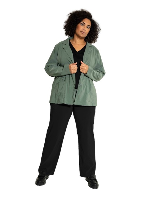 STUDIO ELEGANCKIE CZARNE SPODNIE PROSTA NOGAWKA S864 STUDIO ELEGANCKIE CZARNE SPODNIE PROSTA NOGAWKA S864