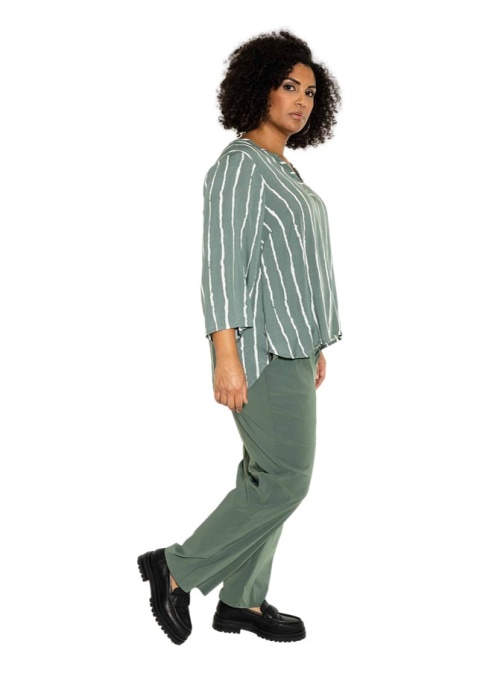 STUDIO ELEGANCKIE OLIWKOWE SPODNIE PROSTA NOGAWKA S864 STUDIO ELEGANCKIE OLIWKOWE SPODNIE PROSTA NOGAWKA S864