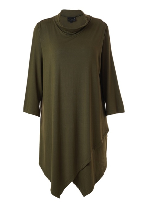 STUDIO OLIWKOWA ASYMETRYCZNA TUNIKA WISKOZA S868