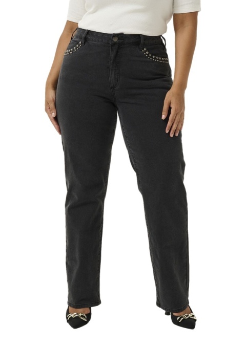KAFFE SZARE ELEGANCKIE JEANSY ĆWIEKI K758 KAFFE SZARE ELEGANCKIE JEANSY ĆWIEKI K758