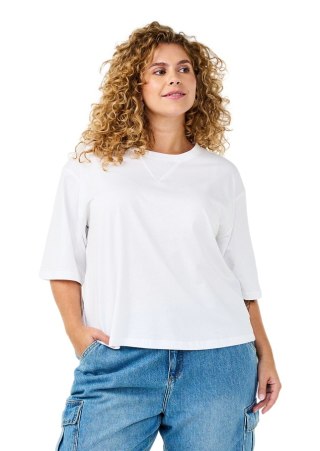ZIZZI PUDEŁKOWY BIAŁY T-SHIRT BAWEŁNA 224C