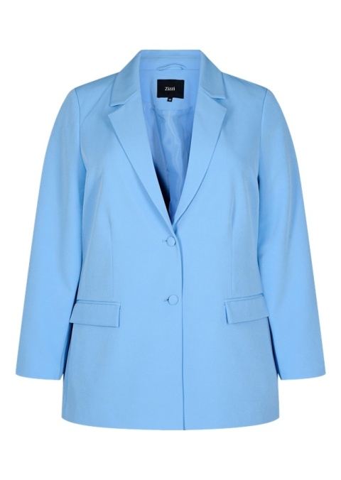 ZIZZI ELEGANCKA BŁĘKITNA MARYNARKA 377B