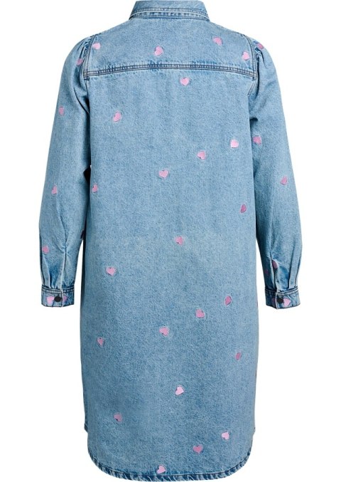 ZIZZI NIEBIESKA JEANSOWA SUKIENKA KOSZULOWA SERCA 041B ZIZZI NIEBIESKA JEANSOWA SUKIENKA KOSZULOWA SERCA 041B