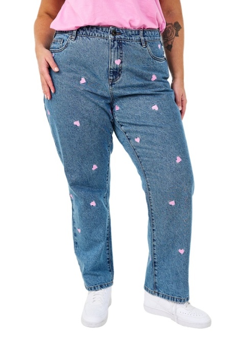 ZIZZI NIEBIESKIE PROSTE JEANSY SPODNIE SERCA N78 957C ZIZZI NIEBIESKIE PROSTE JEANSY SPODNIE SERCA N78 957C