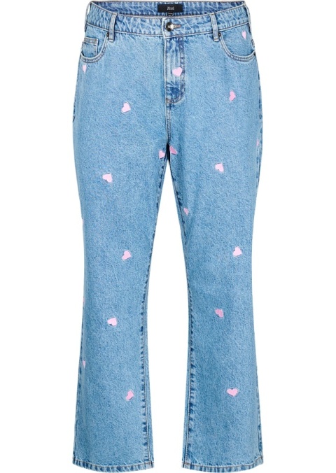 ZIZZI NIEBIESKIE PROSTE JEANSY SPODNIE SERCA N78 957C ZIZZI NIEBIESKIE PROSTE JEANSY SPODNIE SERCA N78 957C