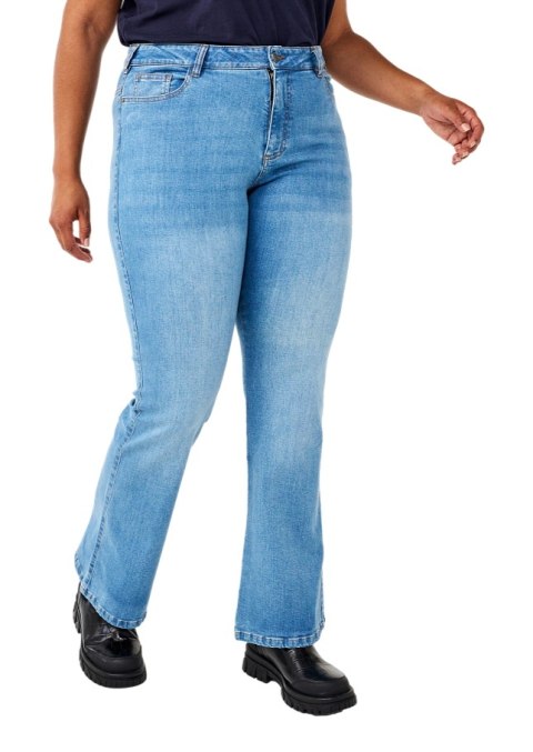 ZIZZI KLASYCZNE BŁĘKITNE JEANSY BOOTCUT 664C N82 ZIZZI KLASYCZNE BŁĘKITNE JEANSY BOOTCUT 664C N82