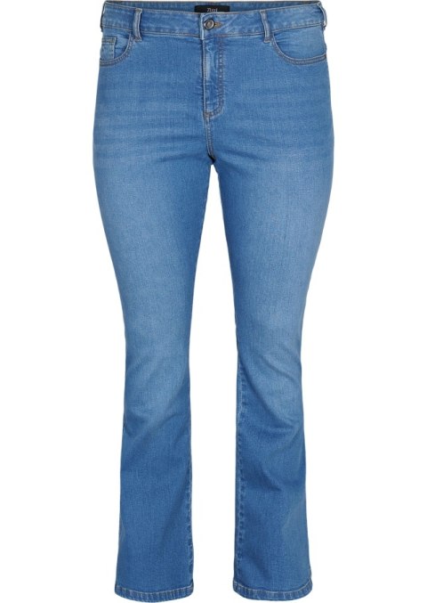 ZIZZI KLASYCZNE BŁĘKITNE JEANSY BOOTCUT 664C N82 ZIZZI KLASYCZNE BŁĘKITNE JEANSY BOOTCUT 664C N82