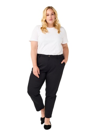ZIZZI ELEGANCKIE PROSTE CZARNE SPODNIE 014B