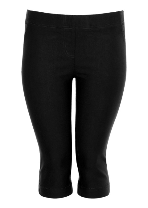 ADIA WYGODNE CZARNE SPODNIE RYBACZKI STRETCH A152 ADIA WYGODNE CZARNE SPODNIE RYBACZKI STRETCH A152