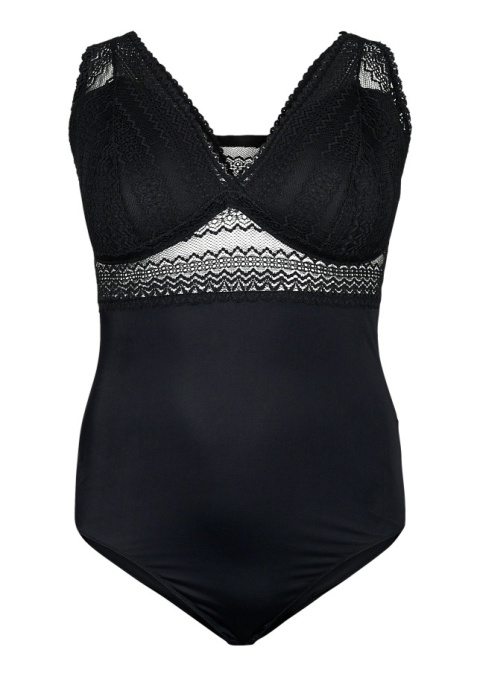 ZIZZI CZARNE BODY KORONKA 508C ZIZZI CZARNE BODY KORONKA 508C